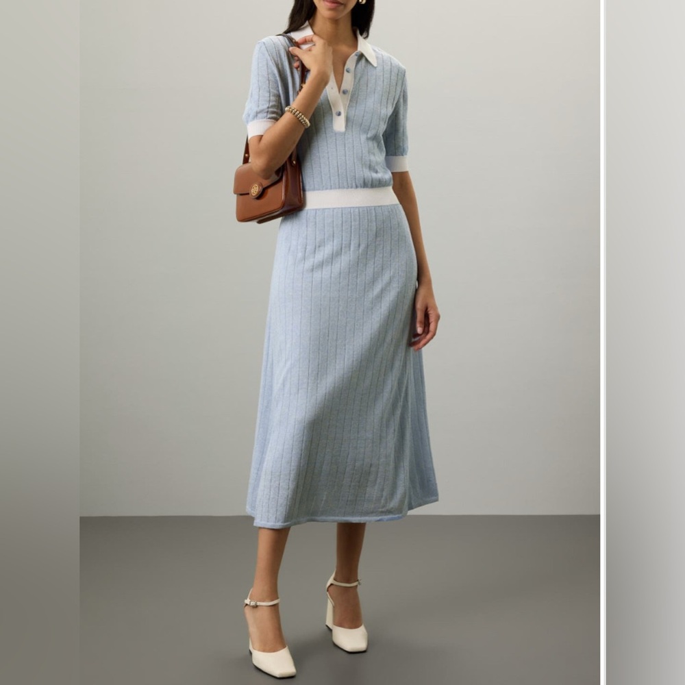 BOSS knit midi dress
